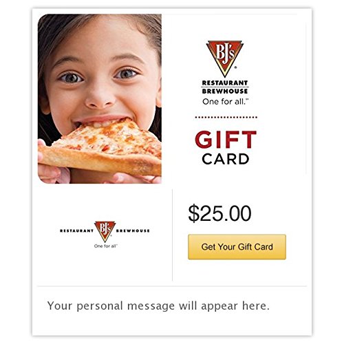 Book Cover BJ's Restaurant & Brewhouse Gift Cards - E-mail Delivery