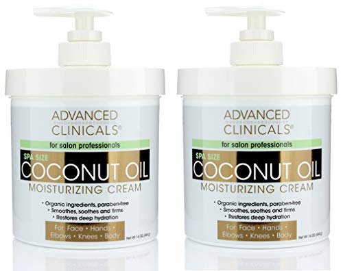 Book Cover Coconut Cream 16 Oz, Pump () by Advanced Clinicals