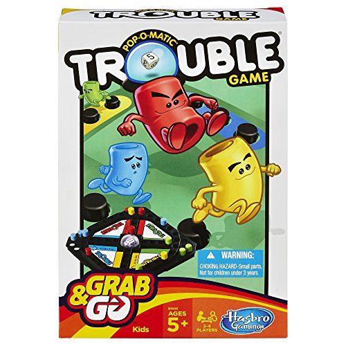 Book Cover Pop-O-Matic Trouble Grab & Go Game (Travel Size)