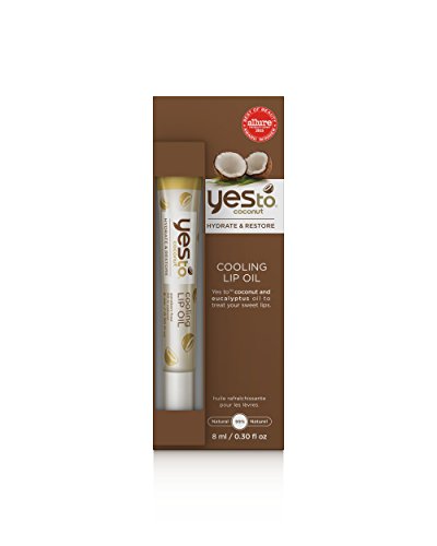 Book Cover Yes to Coconut Cooling Lip Oil, 0.3 Ounce
