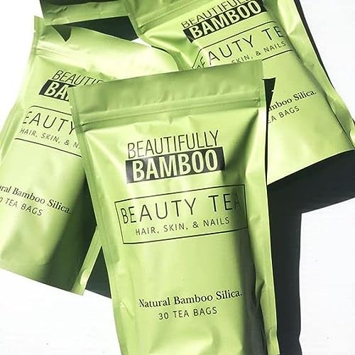 Book Cover Bamboo Tea - Rich in Organic Silica- for Healthy Hair, Skin & Nails- 30 Day Challenge!