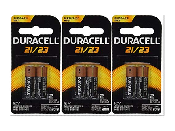 Book Cover Duracell 6 (3x2) Duralock MN21B2PK Watch/Electronic/Keyless Entry Batteries, 12V Alkaline