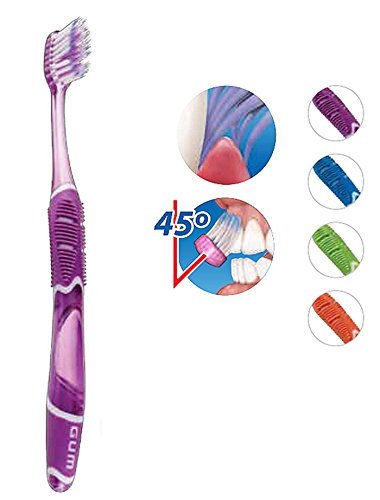 Book Cover GUM 524 Technique Deep Clean Toothbrush - Full Soft Head (6 Pack) by Sunstar