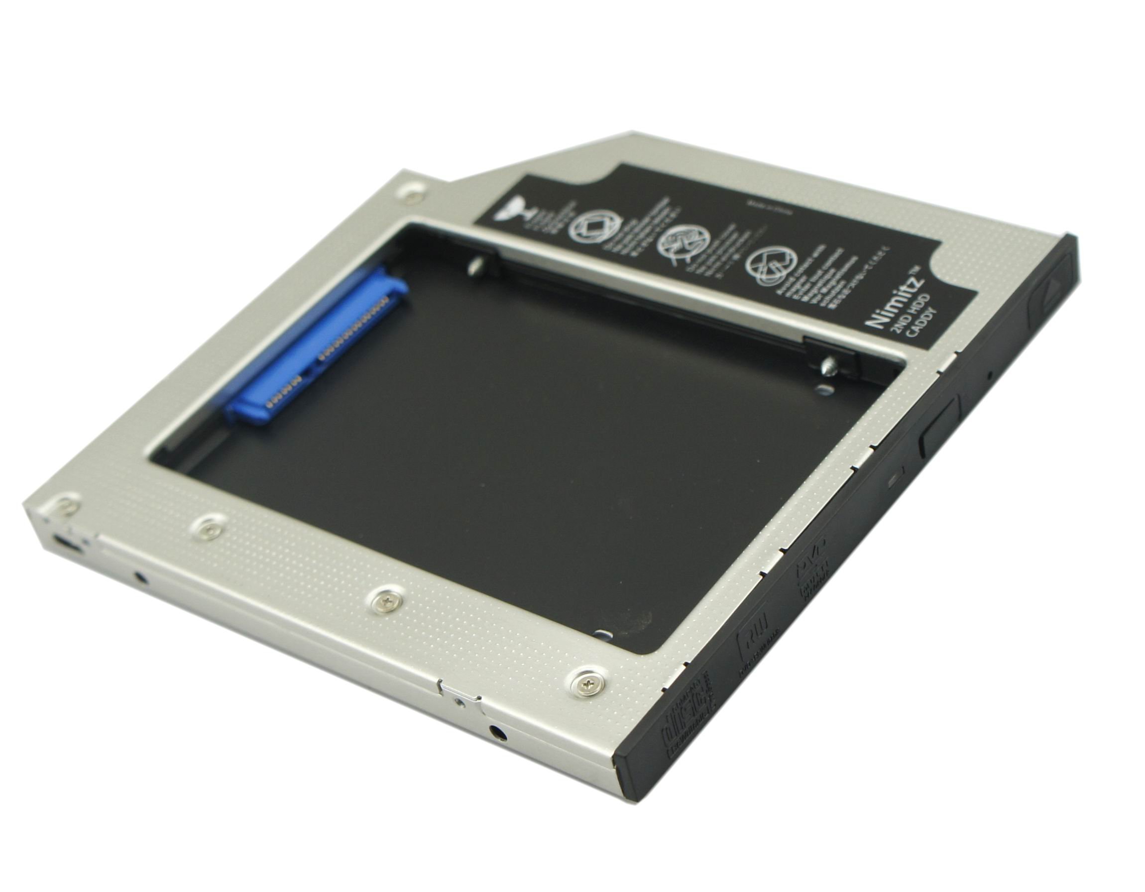 Book Cover Nimitz 2nd HDD SSD Hard Drive Caddy for Dell Precision M4600 M4700 M4800 M6400 M6500 M6600 M6700 M6800