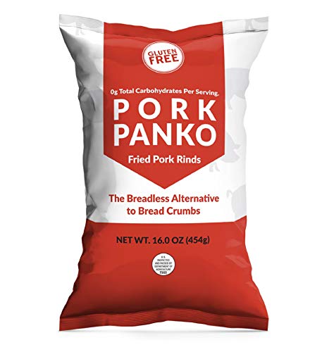 Book Cover Pork Panko - 0 Carb Pork Rind Breadcrumbs - Keto and Paleo Friendly, Naturally Gluten-Free and Carb-Free, Crispy Topping, Pork Chop Breading, Paleo Crab Cakes, Keto Meatloaf (16oz)