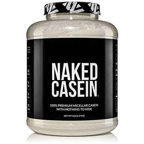 Book Cover Naked Casein - 5LB 100% Micellar Casein Protein Powder from US Farms - Bulk, GMO-Free, Gluten Free, Soy Free, Preservative Free - Stimulate Muscle Growth - Enhance Recovery - 76 Servings