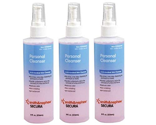 Book Cover Secura Personal Cleanser - 8 Ounce Spray - Pack of 3