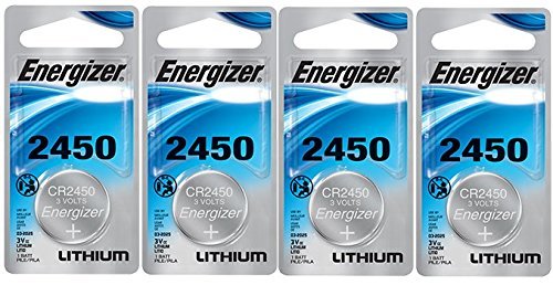 Book Cover Energizer Lithium Coin Blister Pack Watch/Electronic Batteries CR2450 (Pack of 4)
