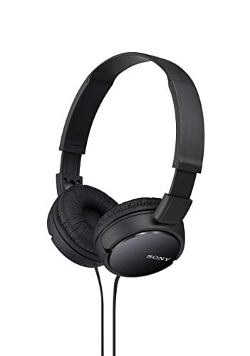Book Cover Sony MDRZX110/BLK ZX Series Stereo Headphones (Black)