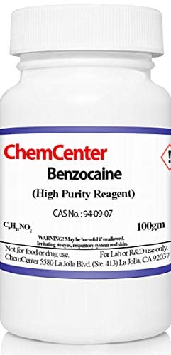 Book Cover Benzocaine, Powder, High Purity, 100 grams