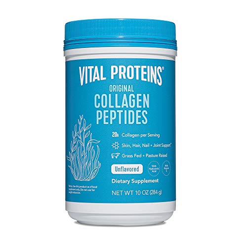 Book Cover Vital Proteins Collagen Powder Supplement Hydrolyzed Peptides - Non-GMO, Dairy&Gluten Free Unflavored 10oz