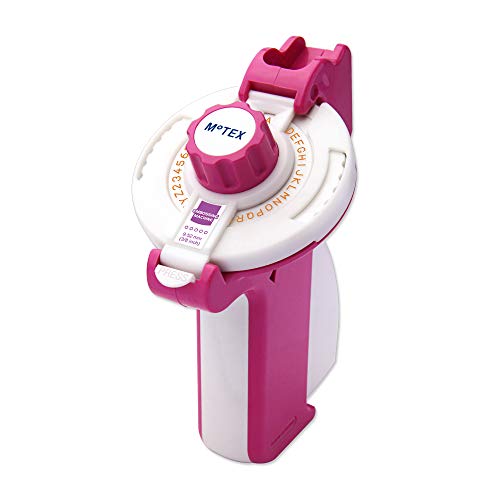 Book Cover Motex Embossing Label Maker, Label Writer -E-202 (Pink)
