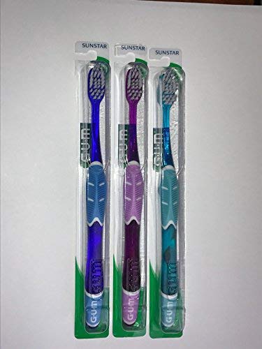 Book Cover GUM 527 Technique Deep Clean Toothbrush -Ultra Soft Compact by GUM 3 pack