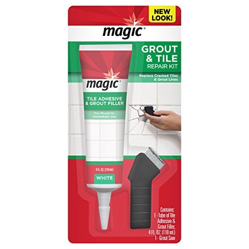 Book Cover Magic Grout & Tile Restore Kit - Complete Solution for Removing and Replacing Cracked Tile and Grout Lines