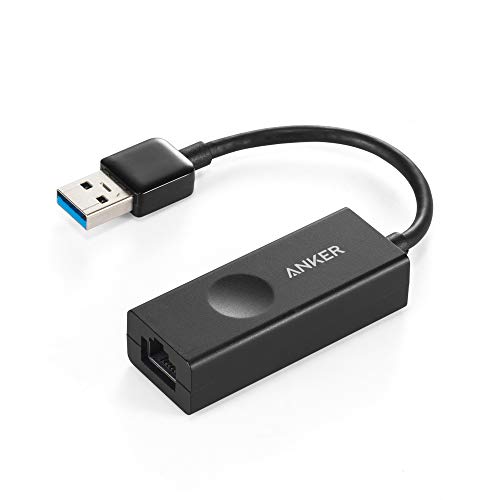 Book Cover Network Adapter, Anker USB 3.0 to RJ45 Gigabit Ethernet Adapter Supporting 10/100/1000 bit Ethernet