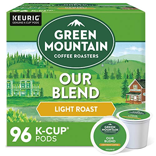 Book Cover Green Mountain Coffee Roasters Our Blend, Single-Serve Keurig K-Cup Pods, Light Roast Coffee, 24 Count (Pack of 4)