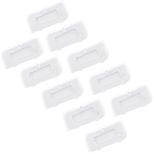 Book Cover Litop® Pack of 10 White Protective Protection Case Box for USB Flash Drive 1GB 2GB 4GB 8GB 16GB 32GB 64GB