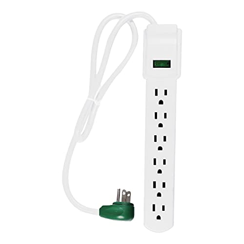 Book Cover GoGreen Power GG-16103MS 6 Outlet Surge Protector w/2.5' Cord