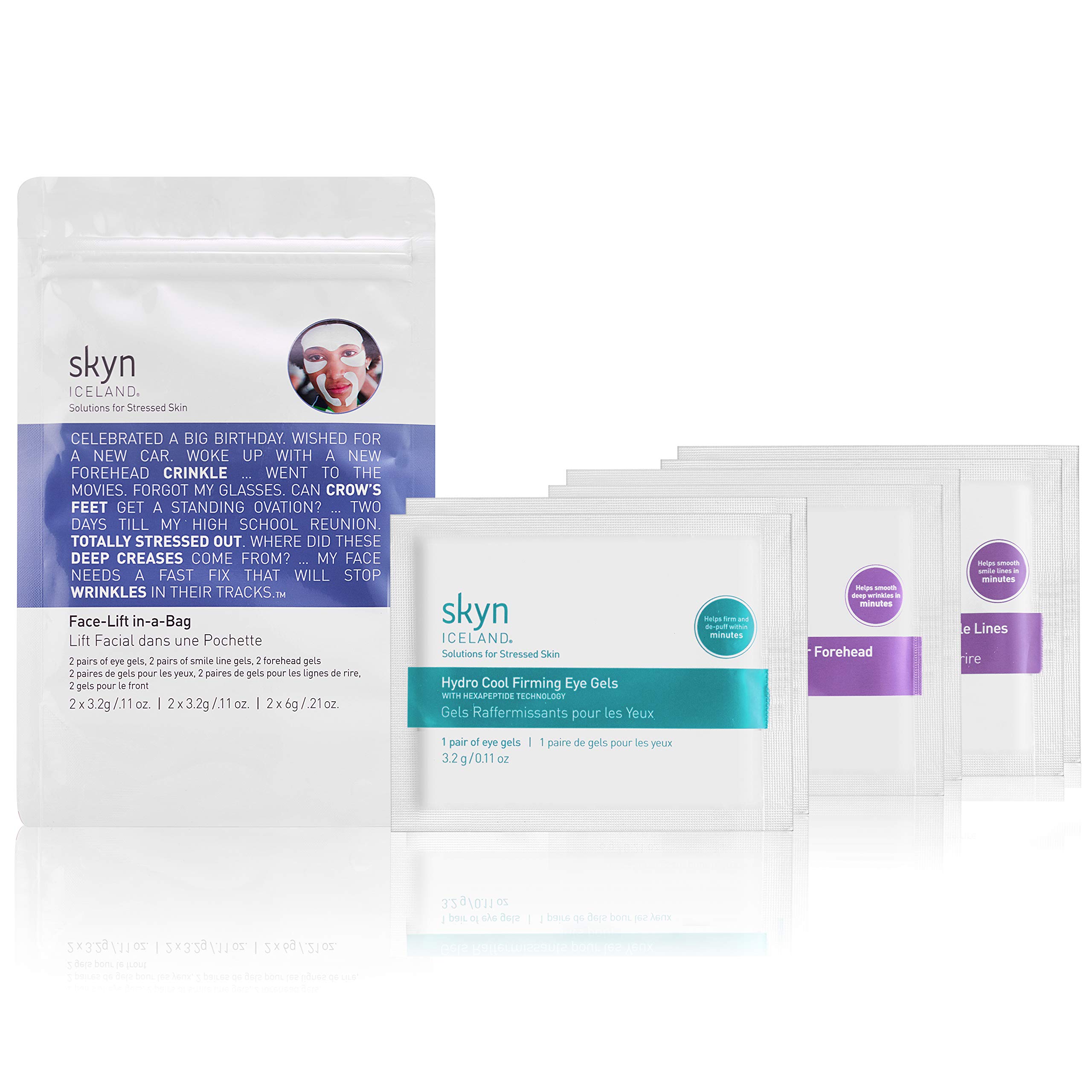 Book Cover skyn ICELAND Face-Lift in-a-Bag: Essential Masks for Eyes, Forehead & Smile Lines