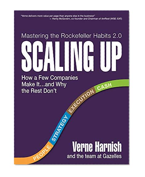 Book Cover Scaling Up: How a Few Companies Make It...and Why the Rest Don't (Rockefeller Habits 2.0)