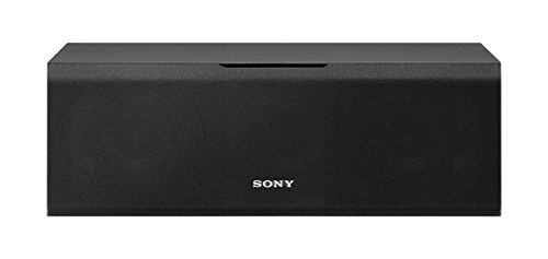 Book Cover Sony SSCS8 2-Way 3-Driver Center Channel Speaker - Black, 4 Bookshelf Speaker System