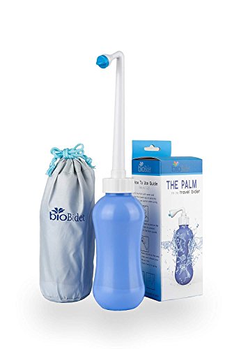 Book Cover Bio Bidet The Palm TP70 | Handheld Personal Bidet, Portable, On-the-Go, Travel Bidet with 450ML Water Capacity, Extra Long Pointed Nozzle Spray with Travel Bag
