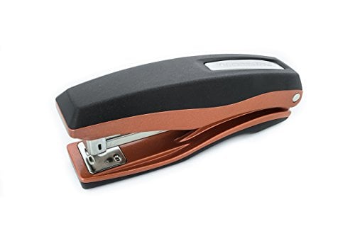 Book Cover PraxxisPro Basileus Heavy Duty Hand Held Stapler with 25 Sheet Capacity - Includes Staples and Built-in Staple Remover - for Professional and Home Office Use, (Copper)
