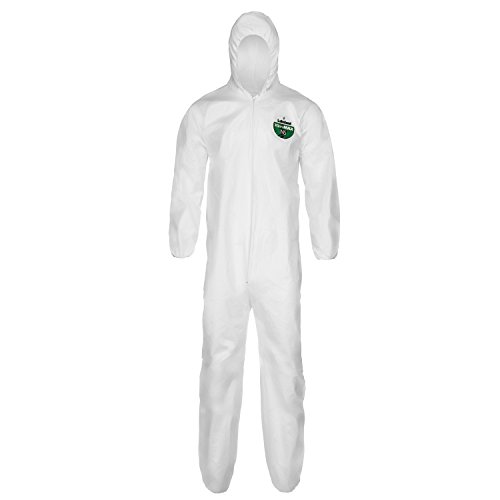 Book Cover Lakeland Industries CTL428V-MD MicroMax NS Coverall, Medium, White