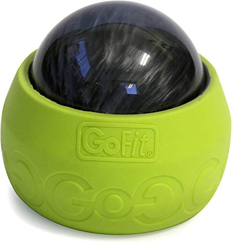 Book Cover Gofit Roll On Massager - Black/Green, 3.25 x 2.75-Inch