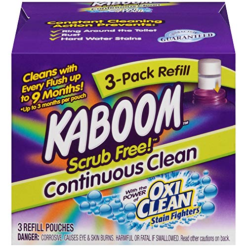 Book Cover Kaboom Scrub Free! Continuous Clean with OxiClean 3-Pack Refill