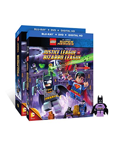 Book Cover LEGO: DC Comics Super Heroes: Justice League vs. Bizarro League (Blu-ray) (with Figurine)