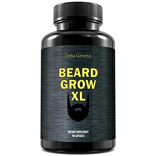 Book Cover Beard Grow XL, Vegan Beard Grower Facial Hair Supplement for Men, Add to Your Beard Growth Kit, #1 Men’s Hair Growth Vitamins, For a Faster, Thicker and Fuller Beard, Enhance Your Beard Grooming Kit