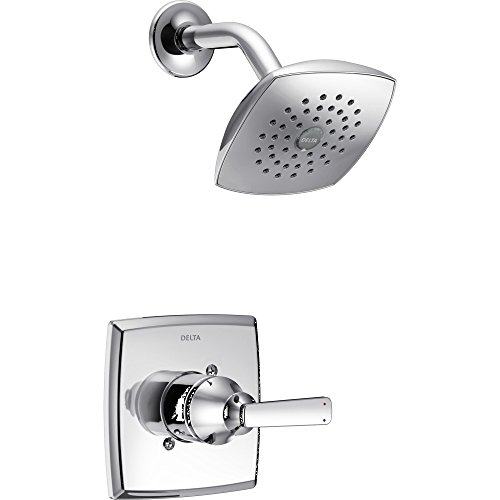 Book Cover Delta Faucet Ashlyn 14 Series Single-Function Shower Faucet Set, Full Body Spray Shower Head, Chrome Shower Faucet, Delta Shower Trim Kit, Chrome T14264 (Valve Not Included)