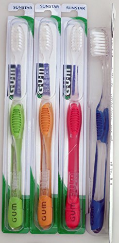 Book Cover GUM MicroTip Toothbrush - 475 Compact, Ultra Soft 6-count by GUM