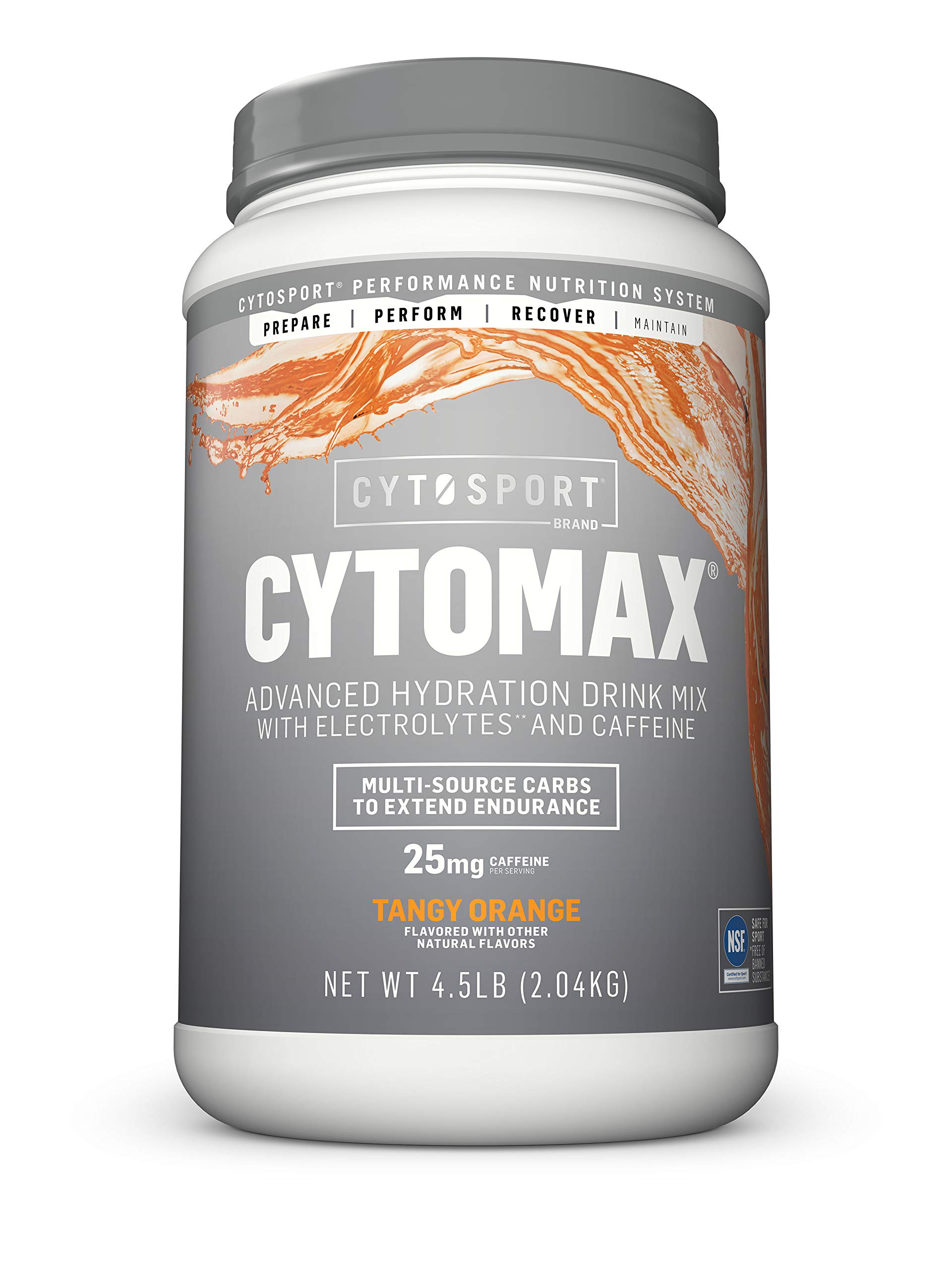 Book Cover CYTOSPORT Cytomax Sports Performance Mix, Tangy Orange, 4.5 Pound