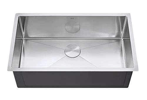 Book Cover ZUHNE Modena Undermount Kitchen Sink Set, 16-Gauge Stainless Steel (30-Inch Single Bowl)