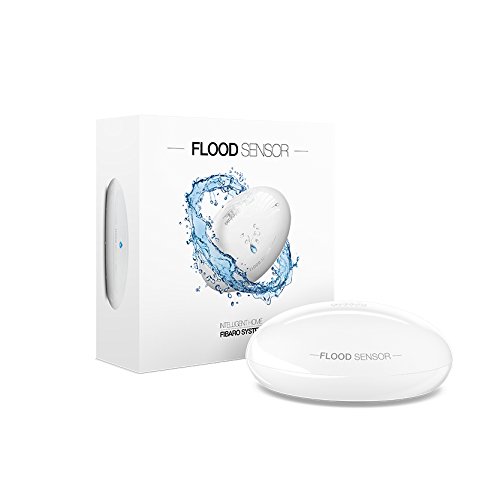 Book Cover Fibaro FGFS-101 ZW3 Flood Sensor Z-Wave 2016 Model, Doesn't Work with HomeKit, 3.80