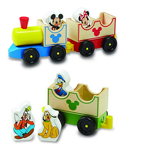 Book Cover Melissa & Doug Mickey Mouse & Friends Wooden All Aboard Train