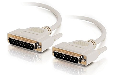 Book Cover AYA 15Ft (15 Feet) IEEE-1284 DB25 M/M (Male to Male) Parallel Serial Cable UL Certified