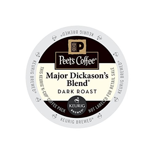Book Cover Peet's Coffee & Tea Coffee Major Dickason's Blend K-Cup Portion Pack for Keurig K-Cup Brewers, 88 Count (Packaging May Vary)