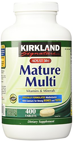 Book Cover Kirkland Signature Mature Adult Multi Vitamin Tablets - 400 ct