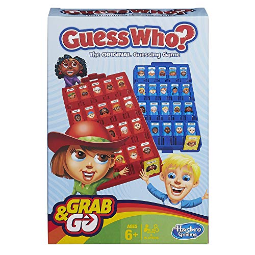 Book Cover Hasbro Guess Who Grab And Go Game