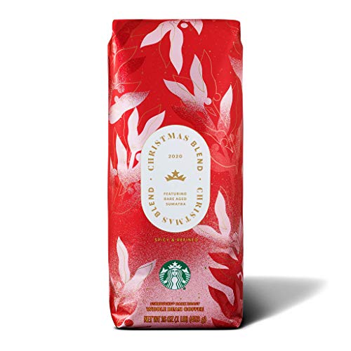 Book Cover 2018 Starbucks Xmas Blend Ground Coffee - 1 Pound Bag