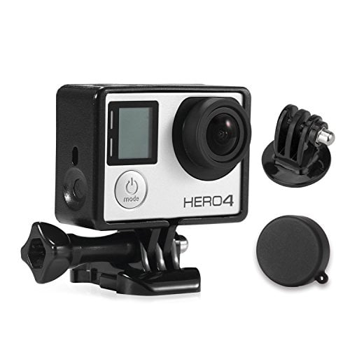 Book Cover Luxebell Frame Mount Housing with Protective Lens Cover for Gopro Hero4 3+ and 3 (Standard)