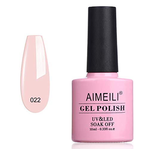Book Cover AIMEILI Soak Off UV LED Gel Nail Polish - Rose Nude (022) 10ml