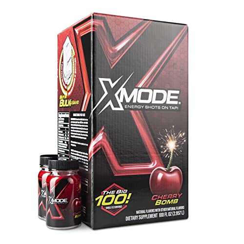 Book Cover XMODE Energy Shots on Tap (100 Servings, Cherry Bomb)