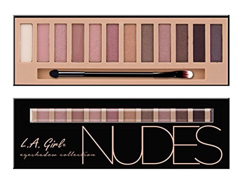 Book Cover L.A. Girl Beauty Brick Eyeshadow, Nudes, 0.42 Ounce