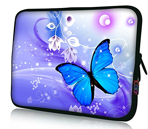 Book Cover FBAps15-004 ColorfulbagsÂ® NEW Art design Blue butterfly 14.5