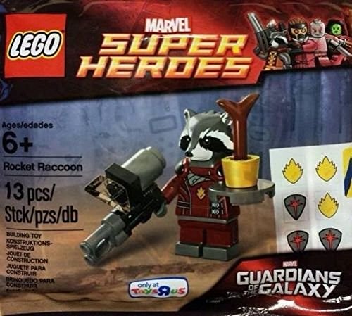 Book Cover LEGO Rocket Raccoon Super Heroes Guardians of the Galaxy Minifigure Polybag Set 5002145
