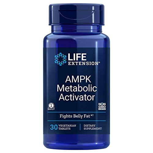Book Cover Life Extension AMPK Metabolic Activator, 30 Vegetarian Tablets (2 Pack)